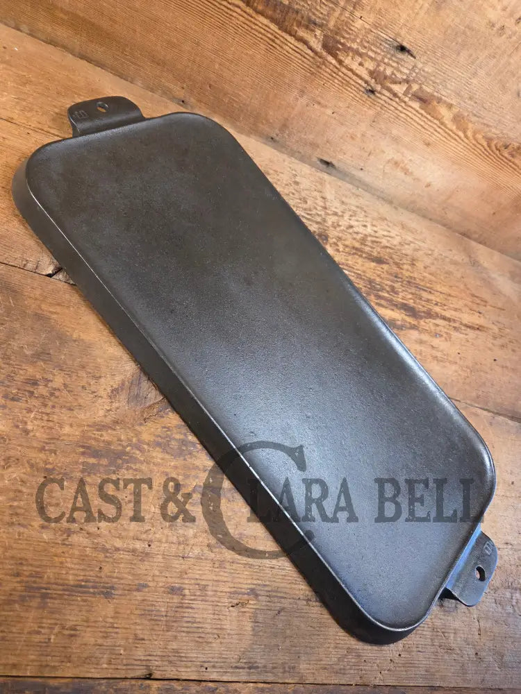 Classic HUGE Griswold #9 Long Griddle. Perfect for pancakes by the campfire or in your gourmet kitchen! Griddle