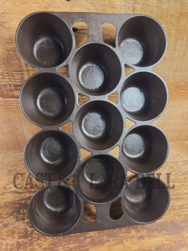 Classic! Open Frame Griswold No. 10 Popover Pan 11 cup 948 B. Fully Restored and Ready to make delicious brownies