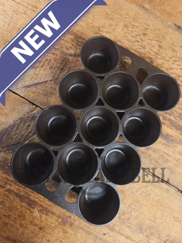 Classic! Open Frame Griswold No. 10 Popover Pan 11 cup 948 B. Fully Restored and Ready to make delicious brownies