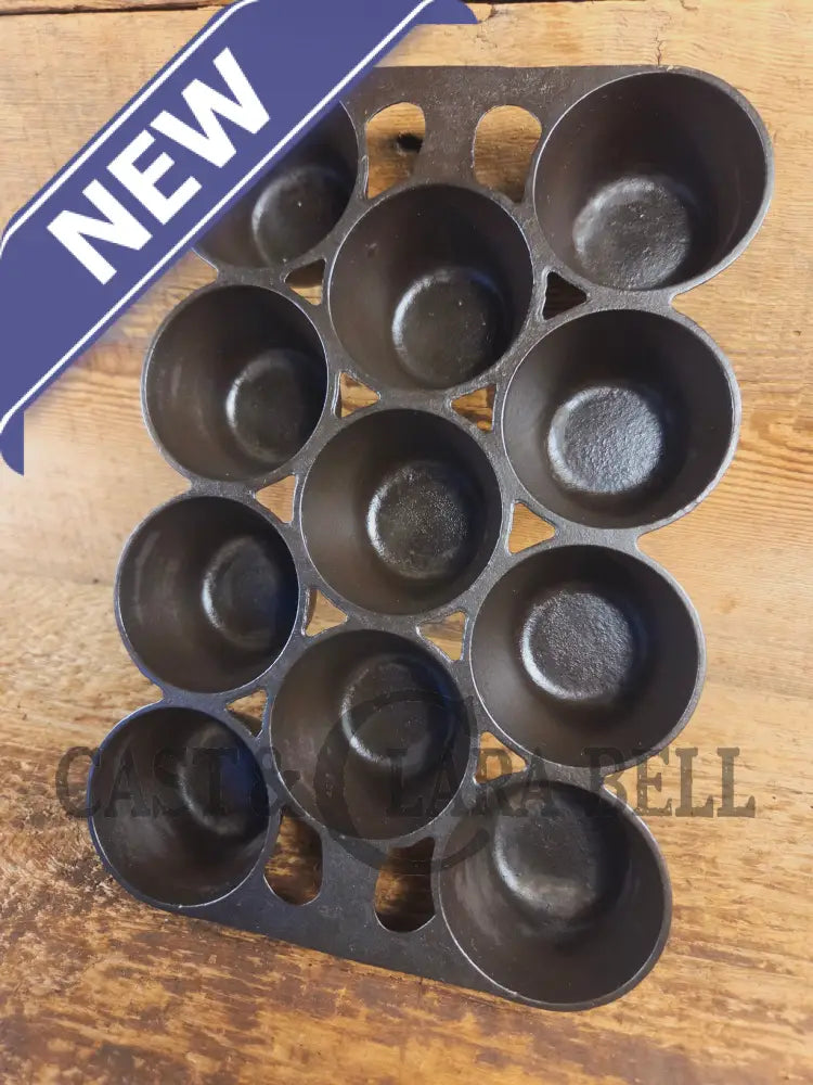 Classic! Open Frame Griswold No. 10 Popover Pan 11 cup 948 B. Fully Restored and Ready to make delicious brownies