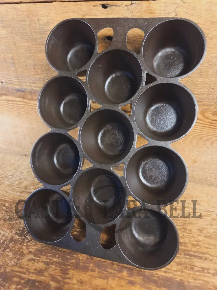 Classic! Open Frame Griswold No. 10 Popover Pan 11 cup 948 B. Fully Restored and Ready to make delicious brownies