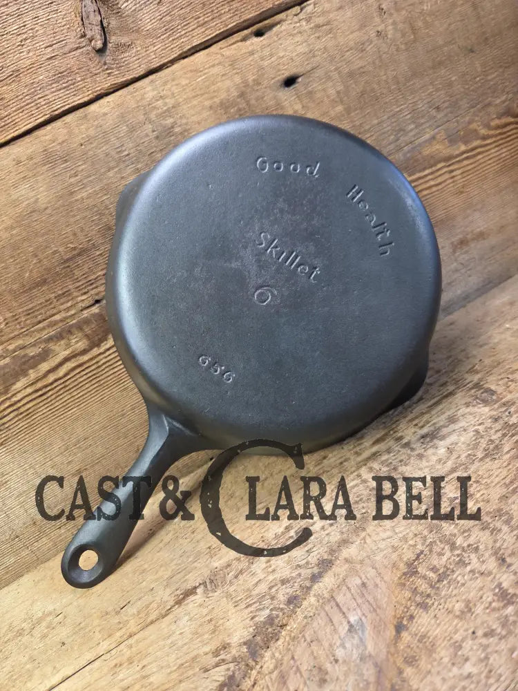 Classic saute skillet! 1930’s Griswold’s Good Health #6 Skillet 656. Beautiful piece to cook with or display. Made for
