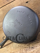 Classic saute skillet! 1930’s Griswold’s Good Health #6 Skillet 656. Beautiful piece to cook with or display. Made for