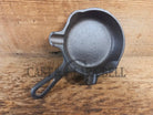 Collectible Griswold ’00’’ Ashtray / Spoon Rest No match holder. Small Novelty cast iron skillet for display or stove!