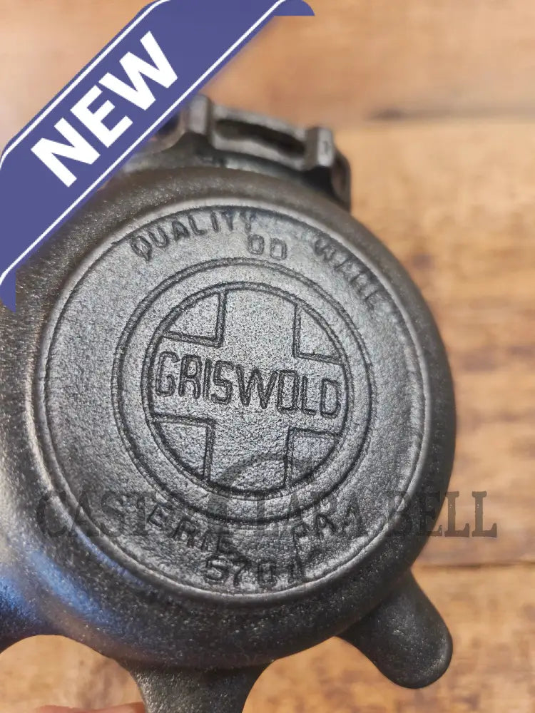 Collectible Griswold 570 Ashtray / Spoon Rest. Small Novelty cast iron skillet for display or stove! Fully Restored so
