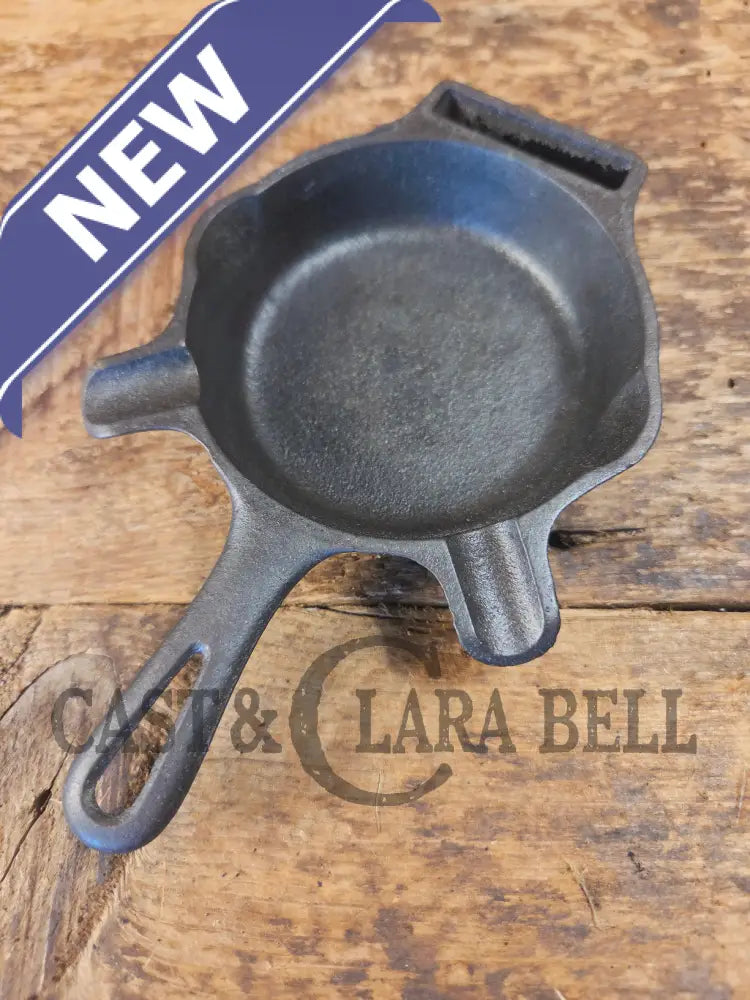 Collectible Griswold 570 Ashtray / Spoon Rest. Small Novelty cast iron skillet for display or stove! Fully Restored so