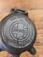 Collectible Griswold 570 Ashtray / Spoon Rest. Small Novelty cast iron skillet for display or stove! Fully Restored so