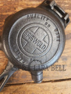 Collectible Griswold 570 Ashtray / Spoon Rest. Small Novelty cast iron skillet for display or stove! Fully Restored so