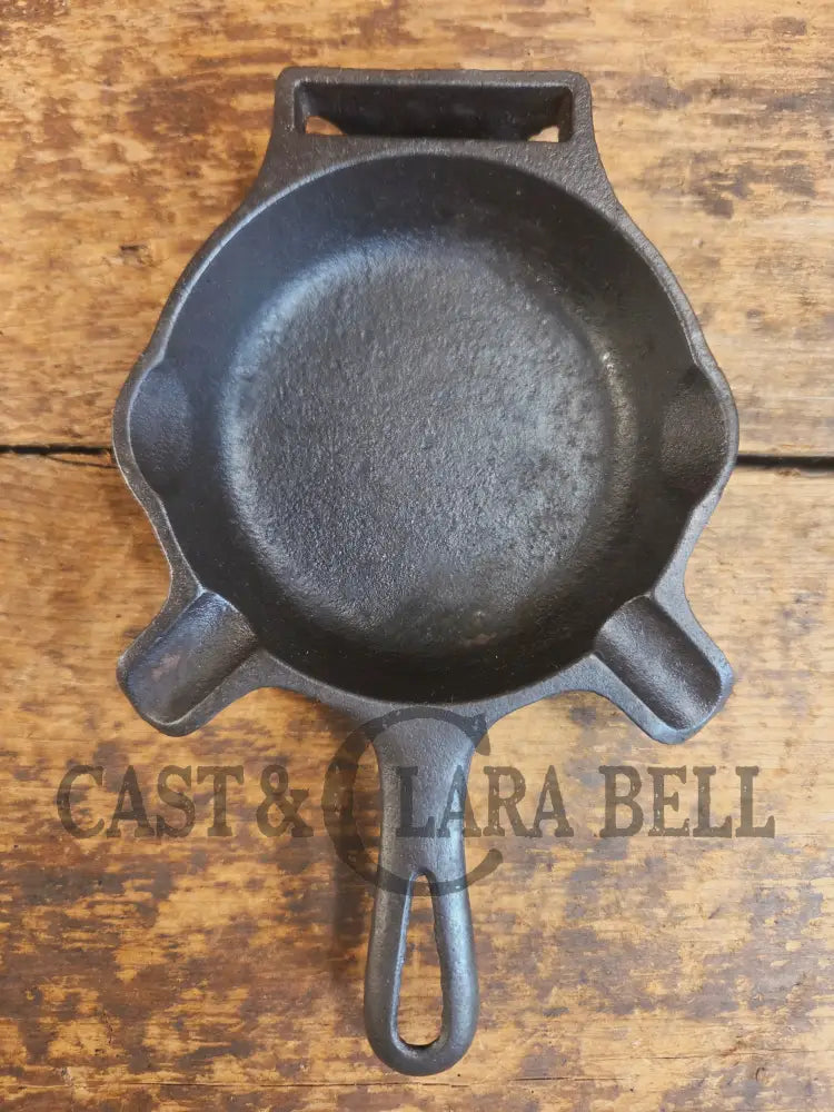 Collectible Griswold 570 Ashtray / Spoon Rest. Small Novelty cast iron skillet for display or stove! Fully Restored so