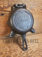 Collectible Griswold 570 Ashtray / Spoon Rest. Small Novelty cast iron skillet for display or stove! Fully Restored so