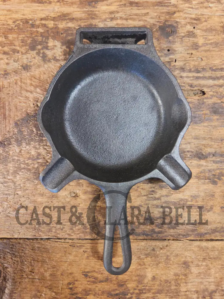 Collectible Griswold 570 Ashtray / Spoon Rest. Small Novelty cast iron skillet for display or stove! Fully Restored so