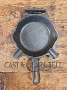 Collectible Griswold 570 Ashtray / Spoon Rest. Small Novelty cast iron skillet for display or stove! Fully Restored so