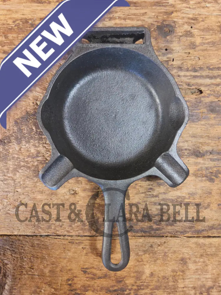 Collectible Griswold 570 Ashtray / Spoon Rest. Small Novelty cast iron skillet for display or stove! Fully Restored so