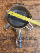 Collectible Griswold 570 Ashtray / Spoon Rest. Small Novelty cast iron skillet (nickel finish) for display or stove!