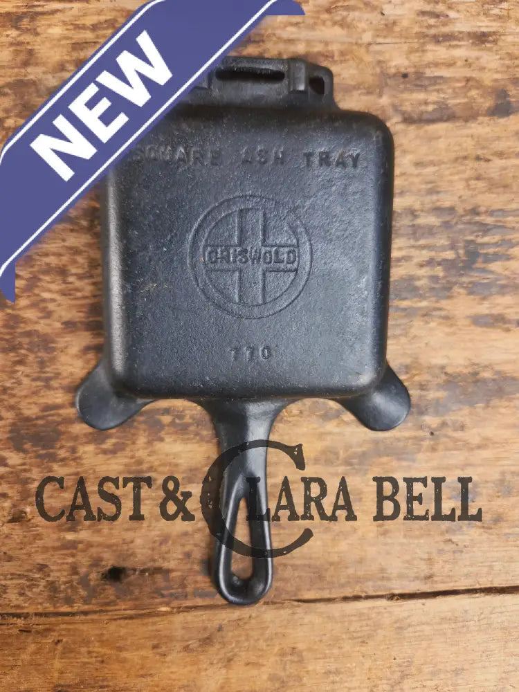 Collectible Griswold 770 Ashtray / Spoon Rest. Small Novelty cast iron skillet for display or stove! Fully Restored so