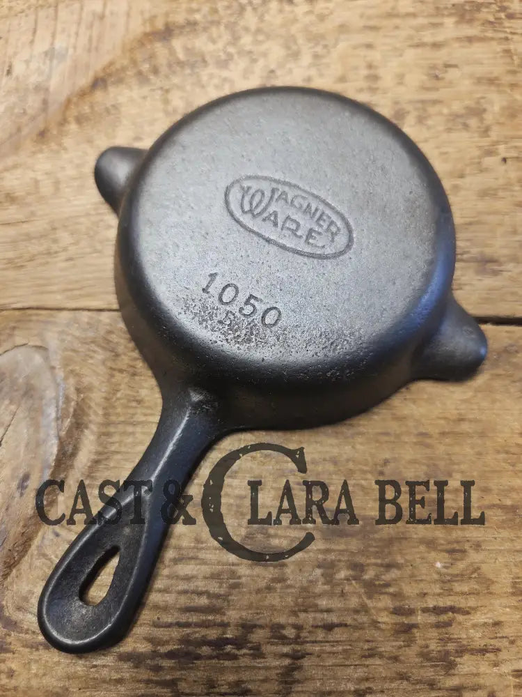 Collectible Wagner ’00’’ Ashtray / Spoon Rest. Small Novelty cast iron skillet for display or stove! Fully Restored so