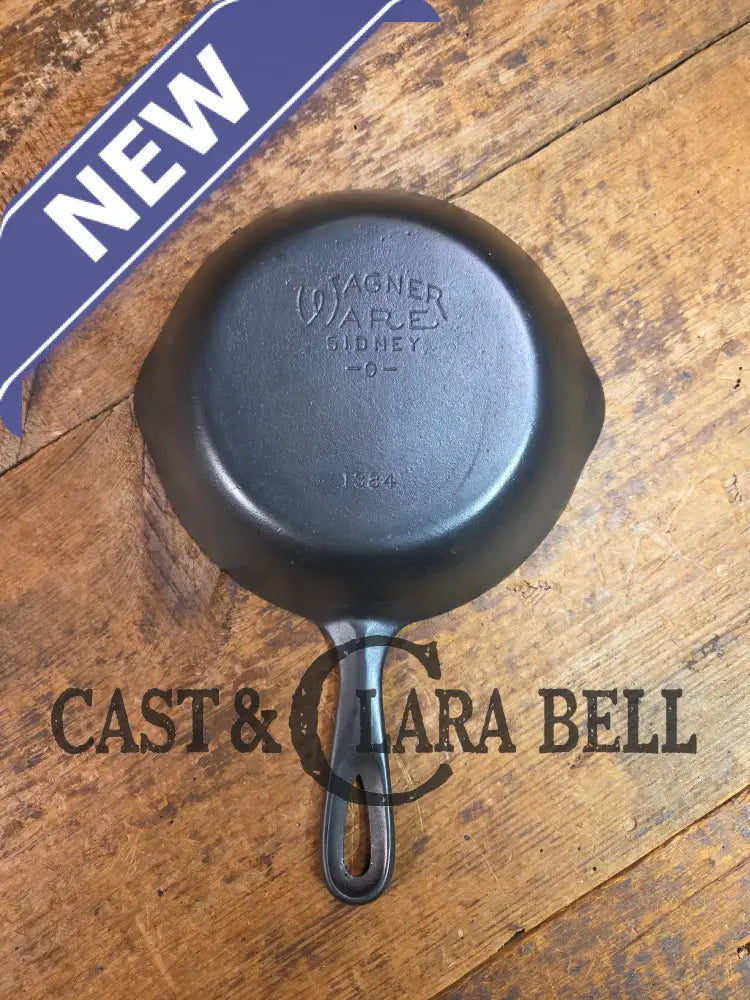 Collector grade and hard to find 1930’s early round handle Wagner Ware Sidney -O- ’Chef Skillet’ 1384 Skillet