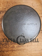 Collector’s Piece: 1930’s #6 Wagner Ware Sidney flat bottom kettle. PERFECT daily user for soups stews and chili! Dutch