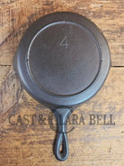 Collector’s Piece! Very Cool Lodge #4 Skillet with 3 Notch and #3 marking - Skillet