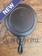 Collector’s Piece! Very Cool Lodge #4 Skillet with 3 Notch and #3 marking - Skillet