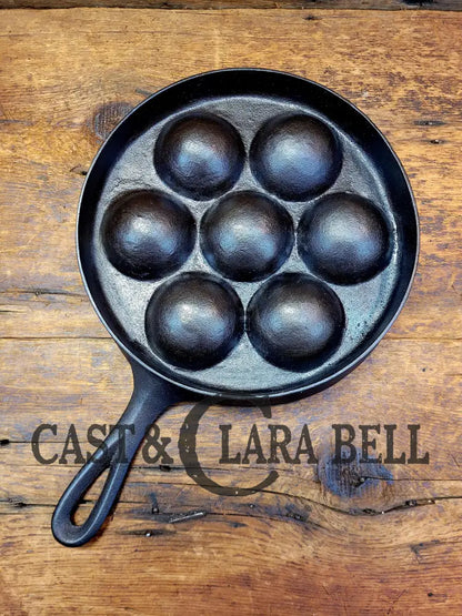 Cool Gift Idea! 1940’S Era Lodge No. 32 Cast Iron Aebleskiver. Perfect For Poached Eggs And