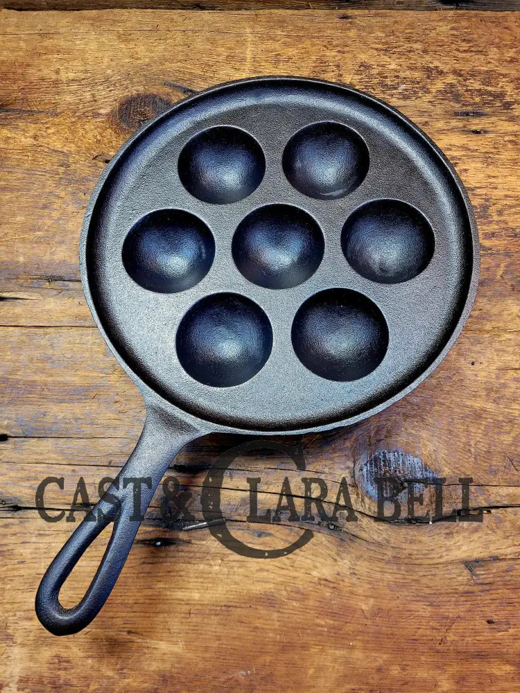 Cool Gift Idea! 1940’S Era Lodge No. 32 Cast Iron Aebleskiver. Perfect For Poached Eggs And