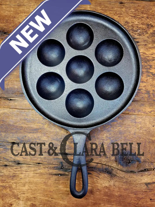 Cool Gift Idea! 1940’S Era Lodge No. 32 Cast Iron Aebleskiver. Perfect For Poached Eggs And