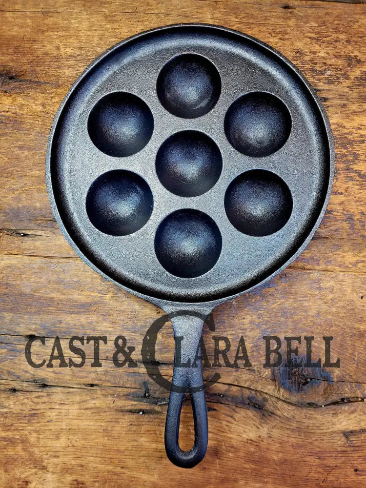 Cool Gift Idea! 1940’S Era Lodge No. 32 Cast Iron Aebleskiver. Perfect For Poached Eggs And