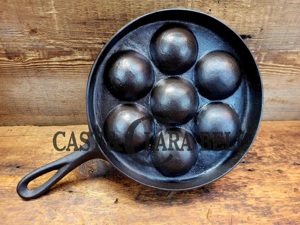 Cool Gift Idea! 1940’S Era Lodge No. 32 Cast Iron Aebleskiver. Perfect For Poached Eggs And