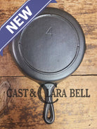 Cool! Mid 1900’s tougher to find Lodge Vintage #4 skillet with two dot maker mark. Skillet
