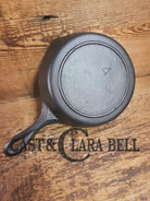 Cool! Mid 1900’s tougher to find Lodge Vintage #4 skillet with two dot maker mark. Skillet