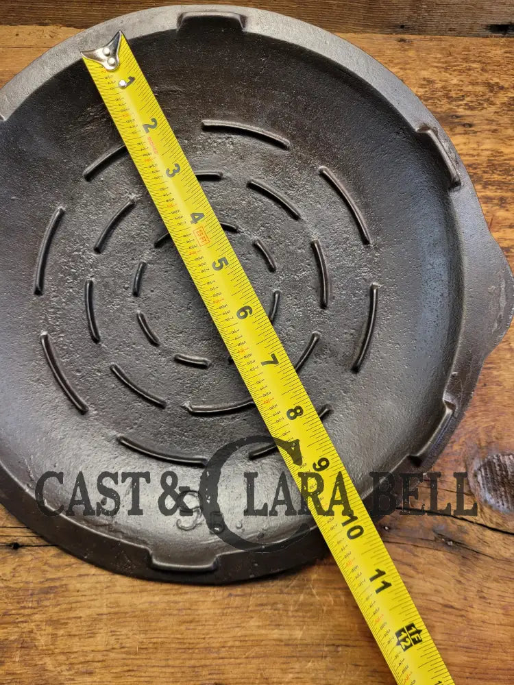 Cool Story! 1920’S Chicago Hardware Foundry #9 Cast Iron Skillet Lid. Fits #8 Deep Skillet. Skillet