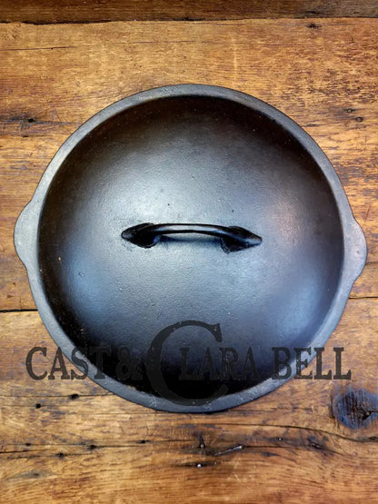 Cool Story! 1920’S Chicago Hardware Foundry #9 Cast Iron Skillet Lid. Fits #8 Deep Skillet. Skillet