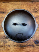 Cool Story! 1920’S Chicago Hardware Foundry #9 Cast Iron Skillet Lid. Fits #8 Deep Skillet. Skillet