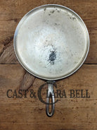 Cool story hard to find piece! 1920’s Chicago Hardware Foundry hammered plated #9 Griddle. P/N 999