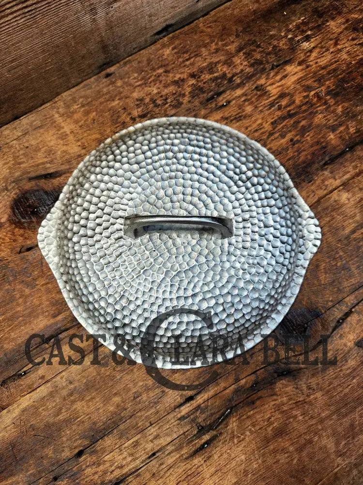 Cool Story Hard To Find Piece! 1920’S Chicago Hardware Foundry Hammered Plated Skillet Lid. Skillet