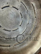 Cool Story Hard To Find Piece! 1920’S Chicago Hardware Foundry Hammered Plated Skillet Lid. Skillet