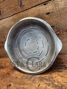 Cool Story Hard To Find Piece! 1920’S Chicago Hardware Foundry Hammered Plated Skillet Lid. Skillet