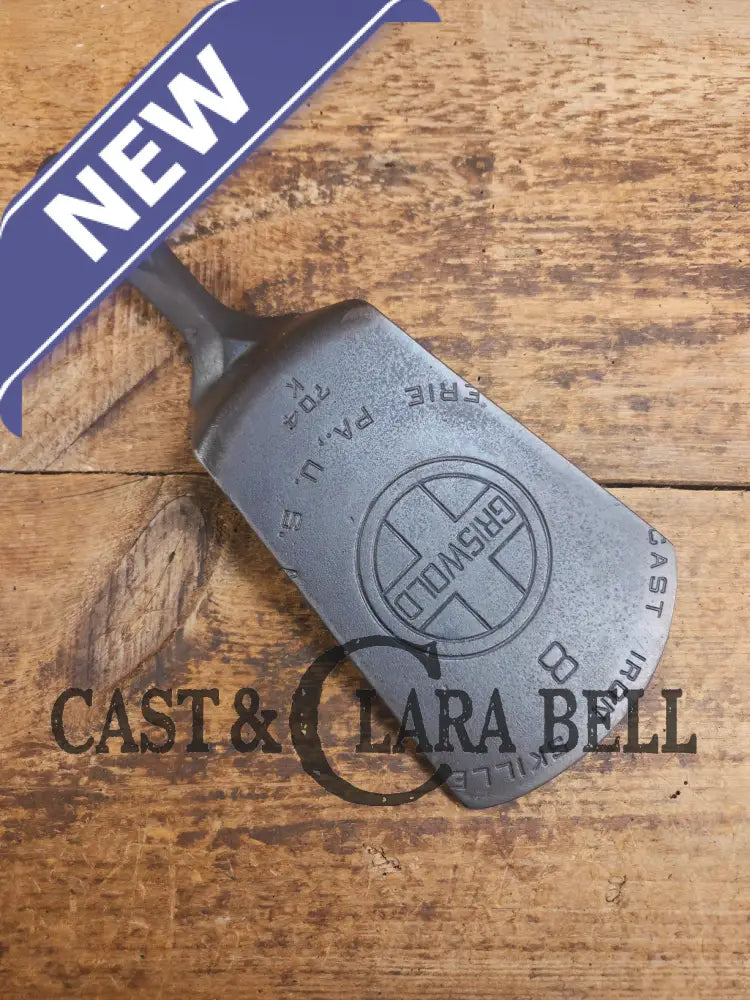 Custom #8 704 Griswold Cast Iron Skillet Spatula. Reclaimed from 1930’s Griswold Block EPU skillet. Awesome gift for