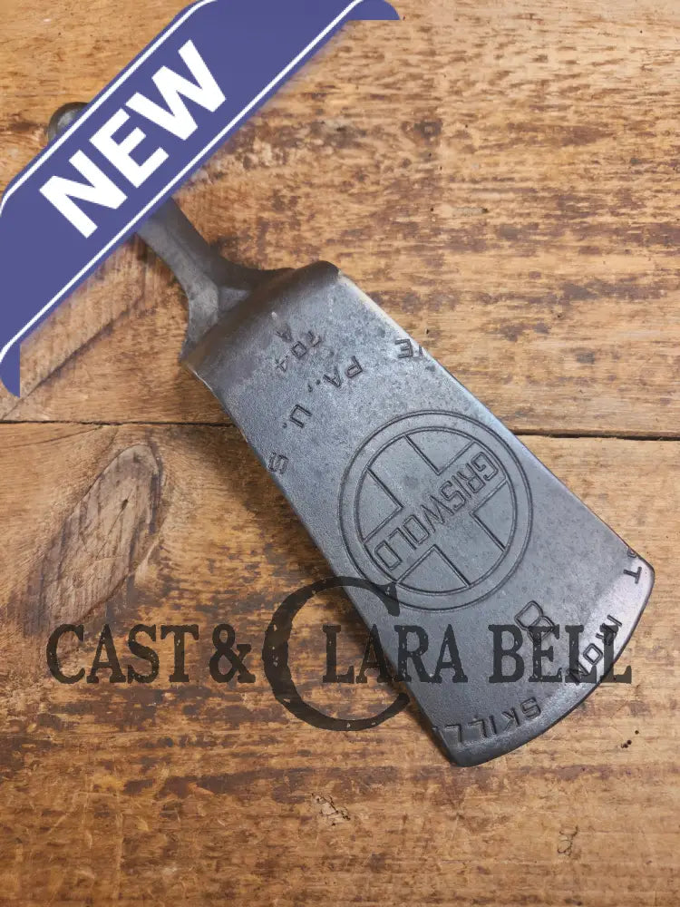 Custom #8 704 Griswold Cast Iron Skillet Spatula. Reclaimed from 1930’s Griswold Block EPU skillet. Awesome gift for