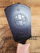Custom #8 704 W Griswold Cast Iron Skillet Spatula. Reclaimed from 1930’s Griswold Block EPU skillet. Awesome gift for
