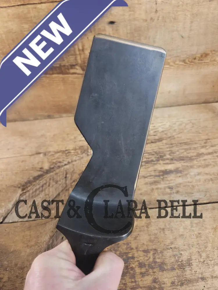 Custom and Funky! Cast Iron Spatula made from a cracked Griswold Large Block 7 Skillet. Funky crack was cut away