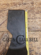 Custom and Funky! Cast Iron Spatula made from a cracked Griswold Large Block 7 Skillet. Funky crack was cut away
