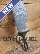 Custom and Funky! Cast Iron Spatula made from a cracked Griswold Large Block 7 Skillet. Funky crack was cut away