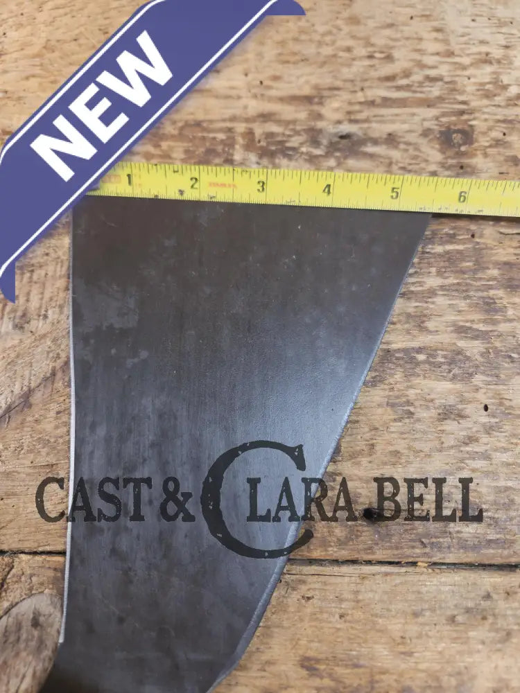 Custom and Funky! Cast Iron Spatula made from a cracked Griswold Large Block 7 Skillet. Funky crack was cut away