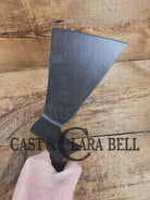 Custom and Funky! Cast Iron Spatula made from a cracked Griswold Large Block 7 Skillet. Funky crack was cut away