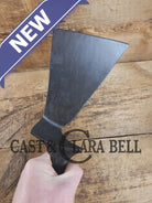 Custom and Funky! Cast Iron Spatula made from a cracked Griswold Large Block 7 Skillet. Funky crack was cut away