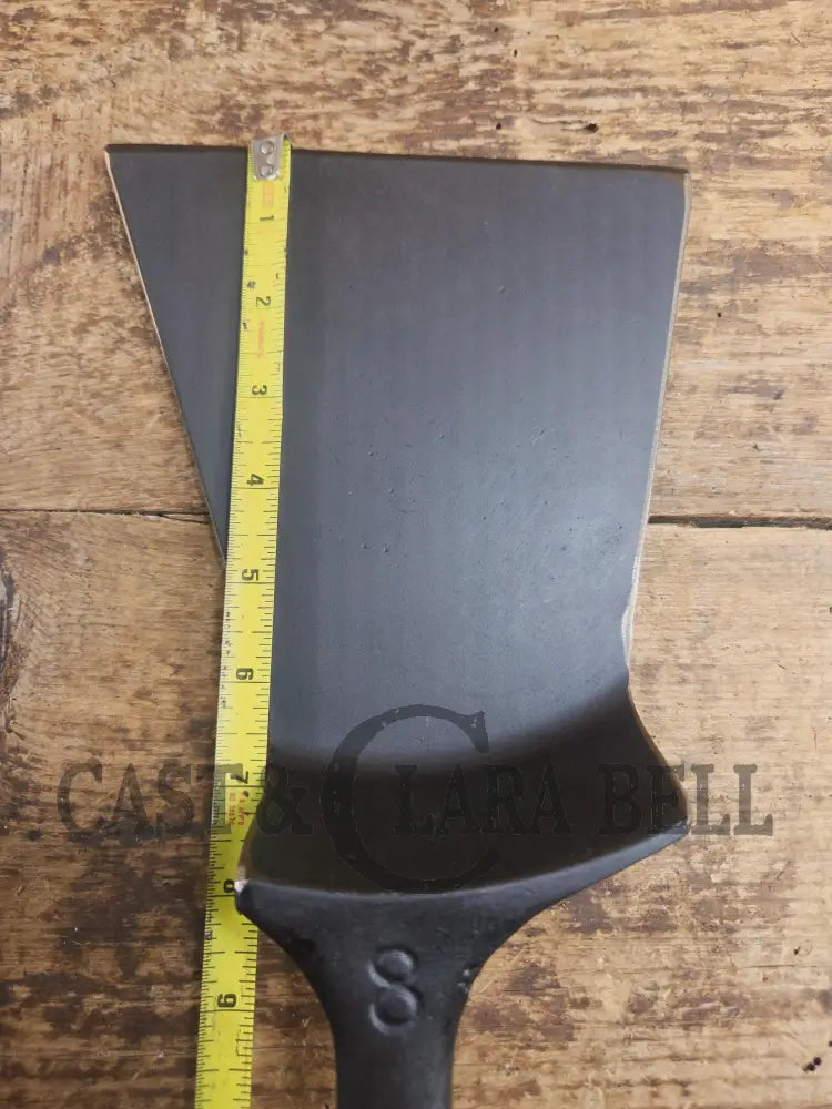 Custom and Funky! Wagner made(#1758) ’Long Life’ Cast Iron Skillet Spatula. Reclaimed 1920’s Era #8 skillet. Great
