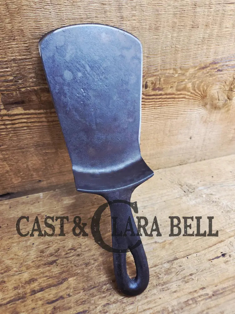 Custom made #3 Favorite Piqua Ware Cast Iron Spatula. Reclaimed from 1920’s Era Egg Skillet SC24