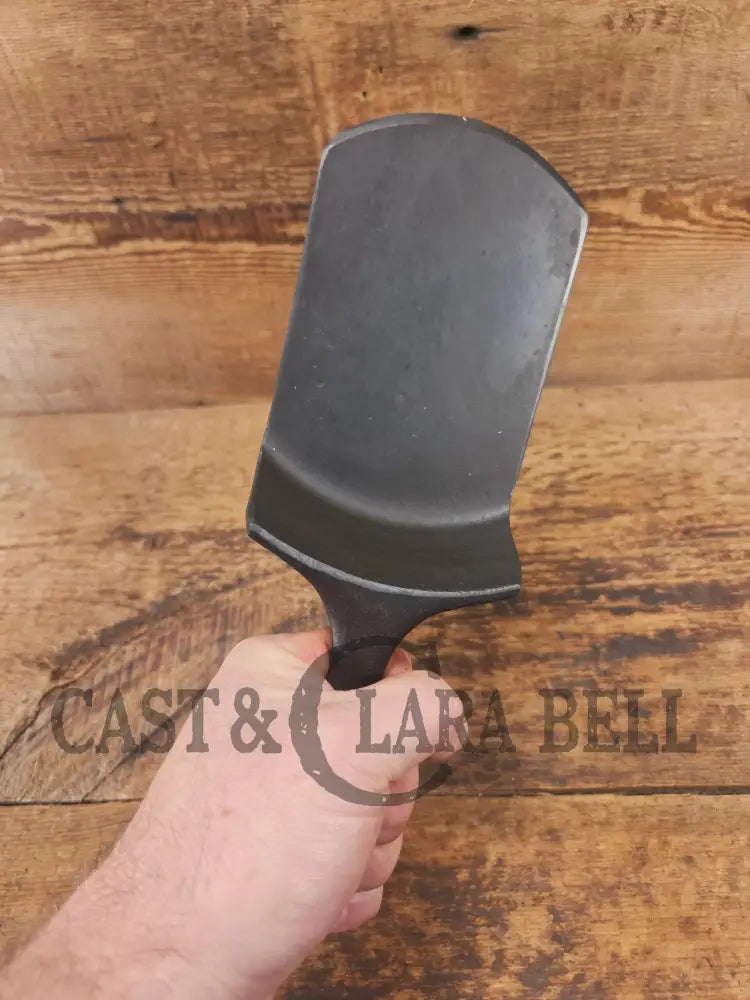 Custom made #5 Lodge Cast Iron Skillet Spatula. Reclaimed from a early to mid 1900’s three notch Lodge skillet. Great
